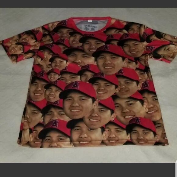 New Angels Baseball Shohei Ohtani T-Shirt Rare! XL - Picture 3 of 5